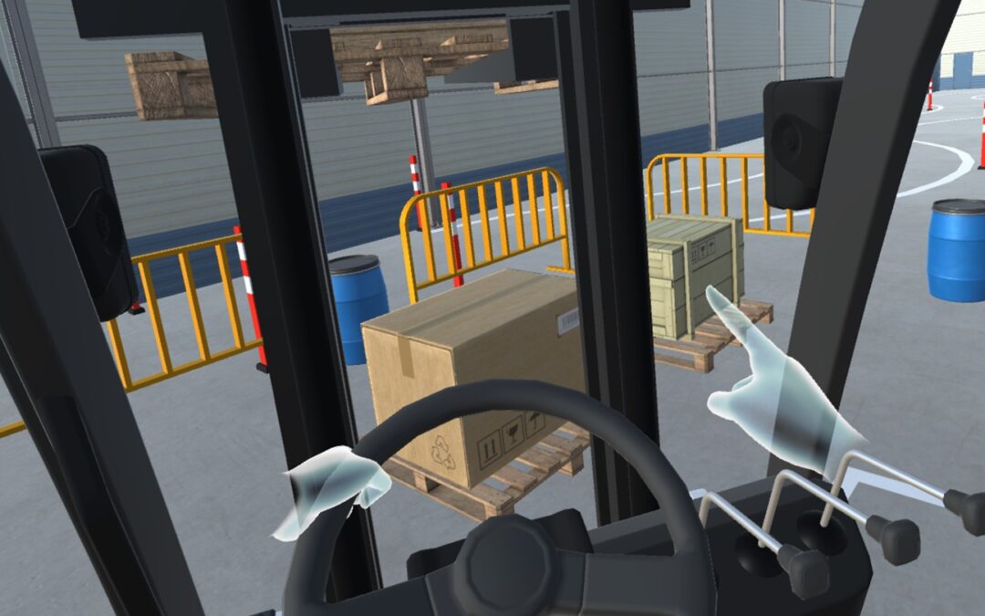 Simulador VR carretilla elevadora